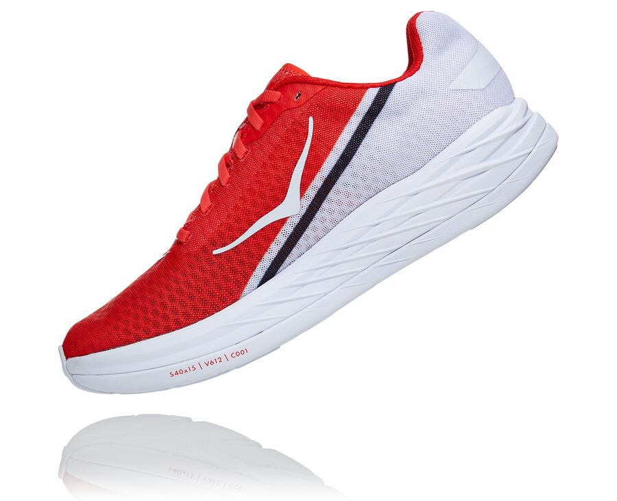 Hoka One One Løbesko Dame - Rocket X - Rød/Hvide - 574601TWN